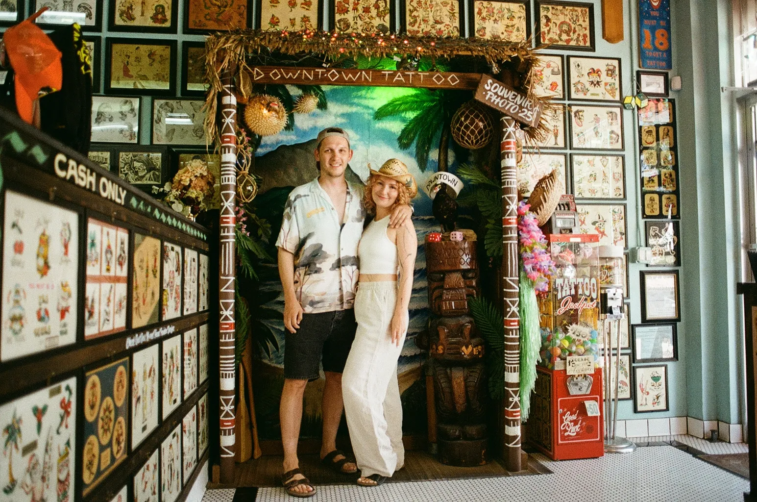 Přírodní motiv – mech, listy a struktury