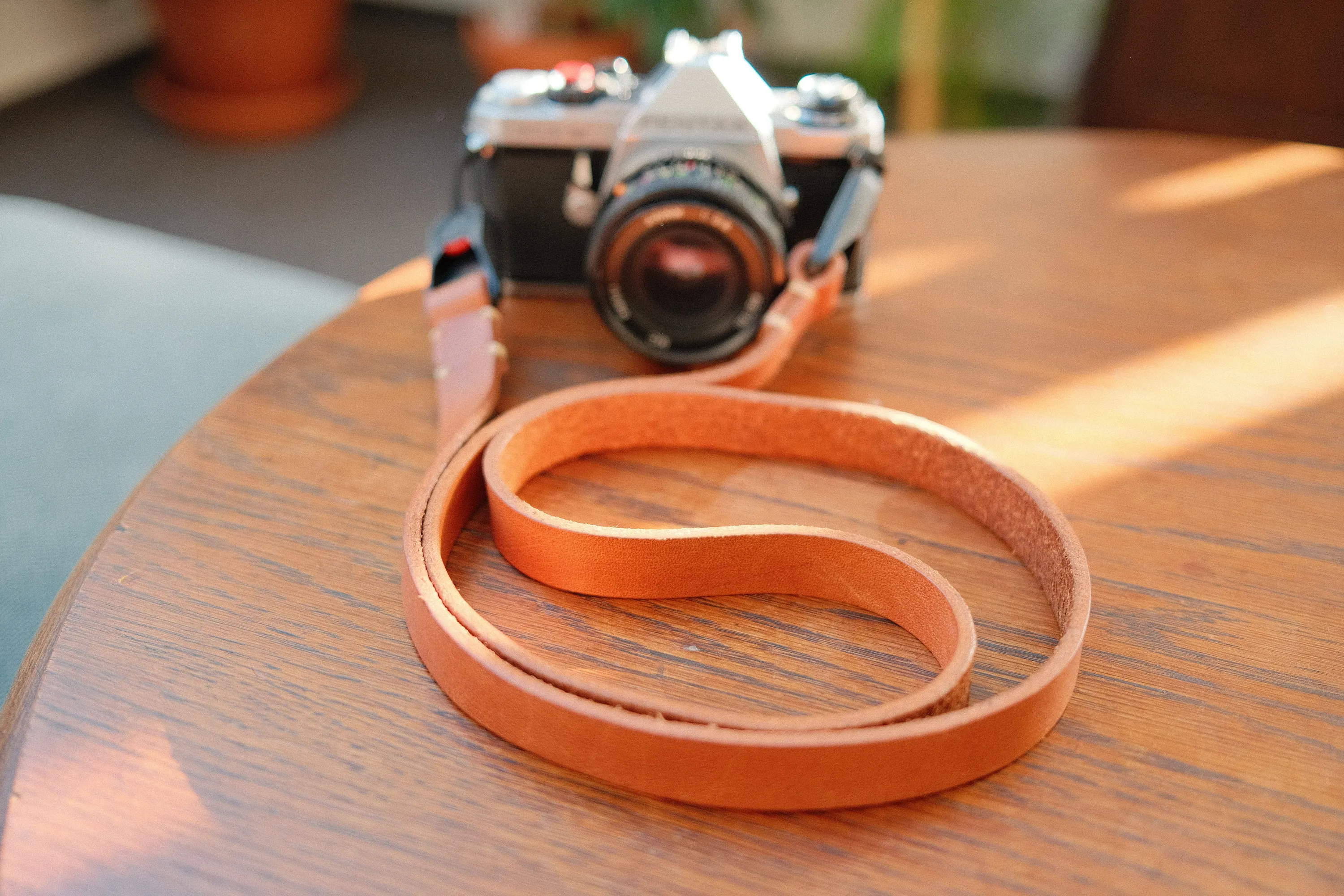Popruh na fotoaparát detail 2